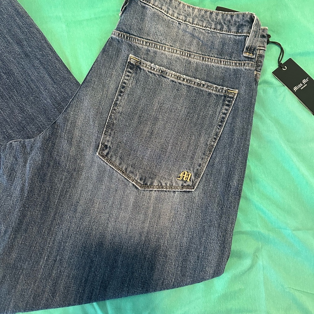Miss Me Blue Denim Jeans super baggy wide
